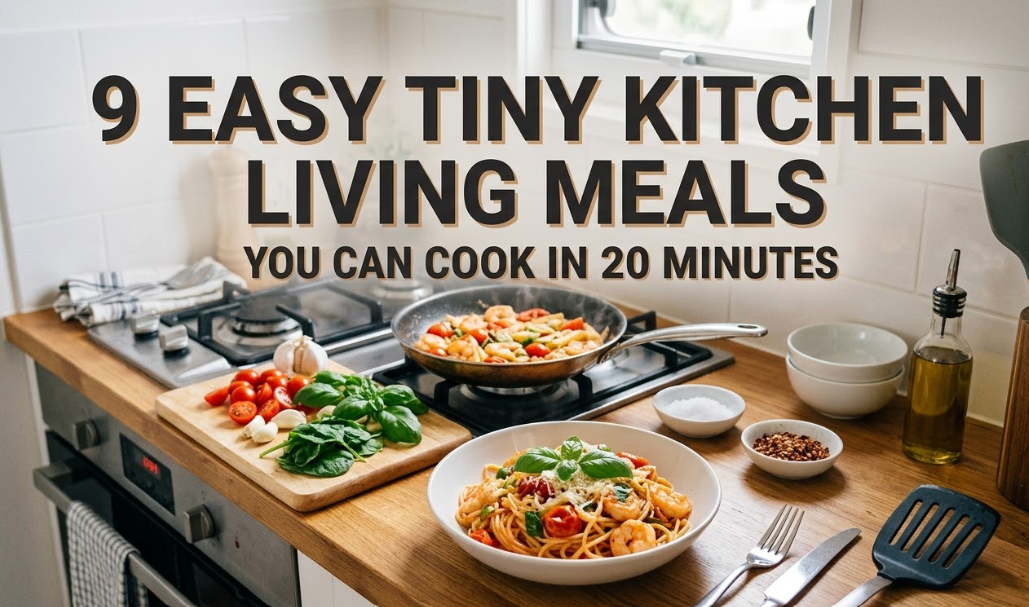 9 Easy Tiny Kitchen Living Meals You Can Cook in 20 Minutes