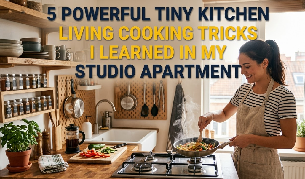 5 Powerful Tiny Kitchen Living Cooking Tricks I Learned in My Studio Apartment