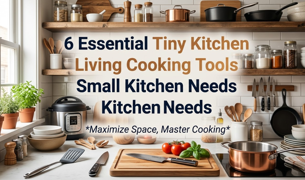 6 Essential Tiny Kitchen Living Cooking Tools Every Small Kitchen Needs