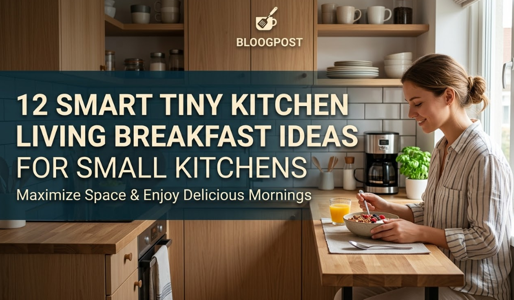 12 Smart Tiny Kitchen Living Breakfast Ideas for Small Kitchens