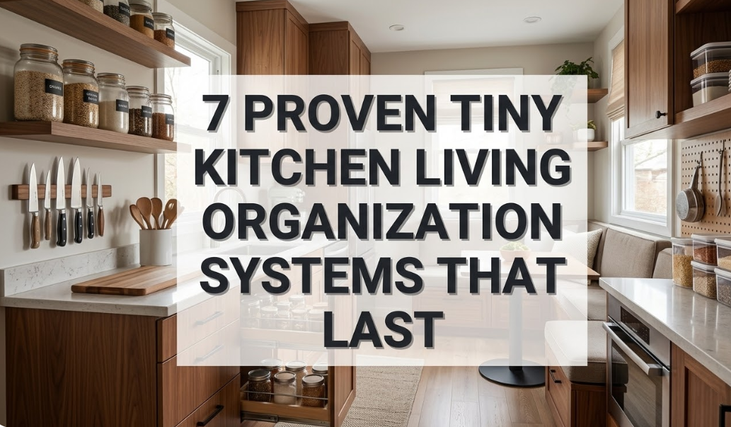 7 Proven Tiny Kitchen Living Organization Systems That Last
