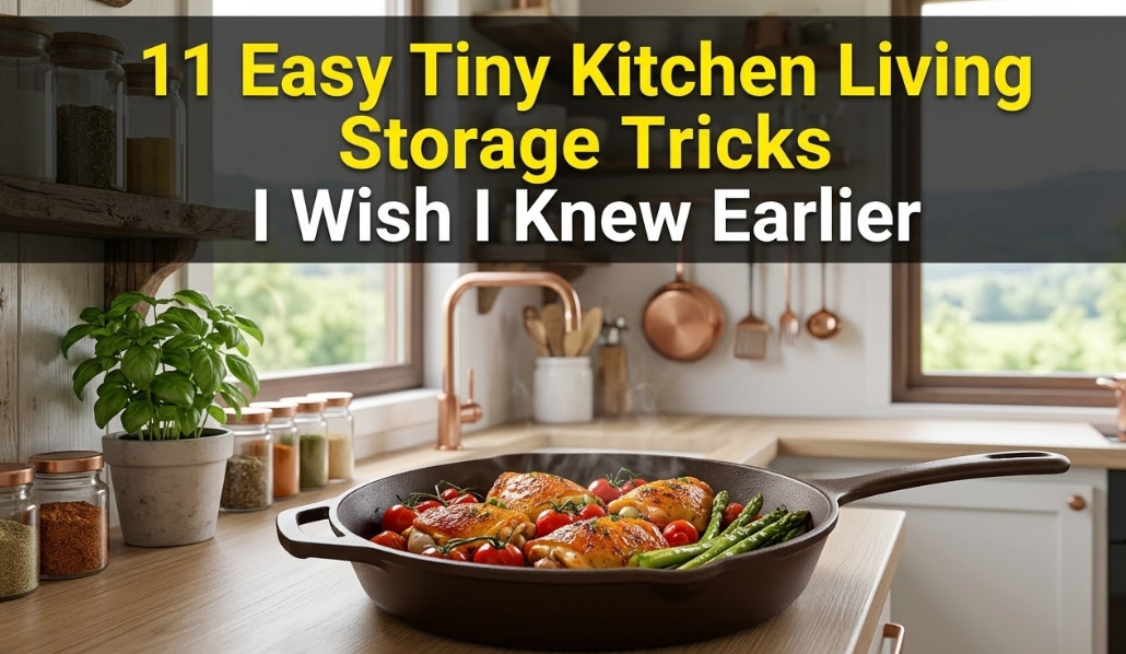 11 Easy Tiny Kitchen Living Storage Tricks I Wish I Knew Earlier
