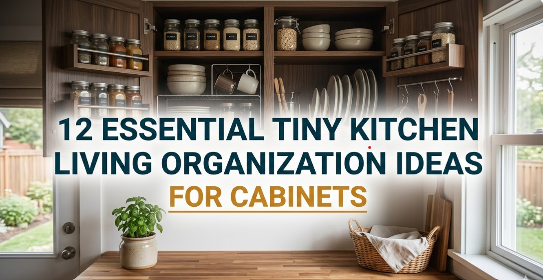 12 Essential Tiny Kitchen Living Organization Ideas for Cabinets
