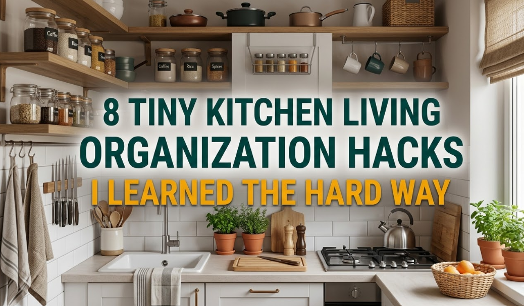 8 Tiny Kitchen Living Organization Hacks I Learned the Hard Way