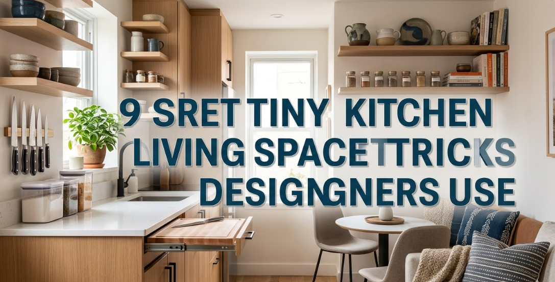 9 Secret Tiny Kitchen Living Space Tricks Designers Use