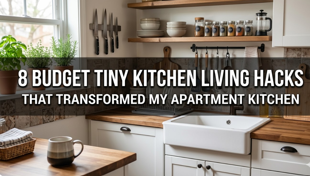 8 Budget Tiny Kitchen Living Hacks That Transformed My Apartment Kitchen