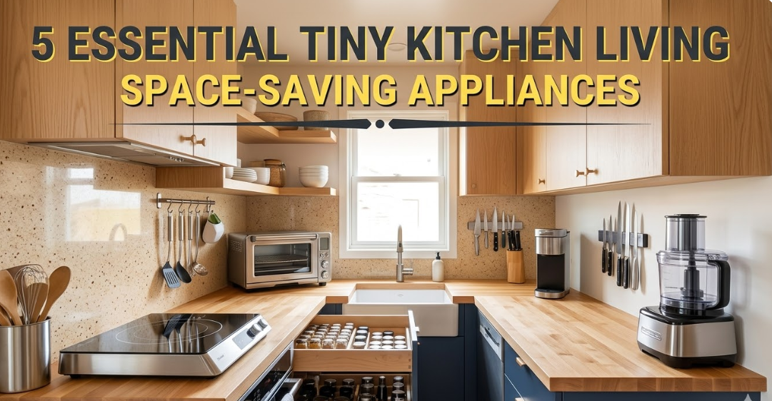 5 Essential Tiny Kitchen Living Space-Saving Appliances