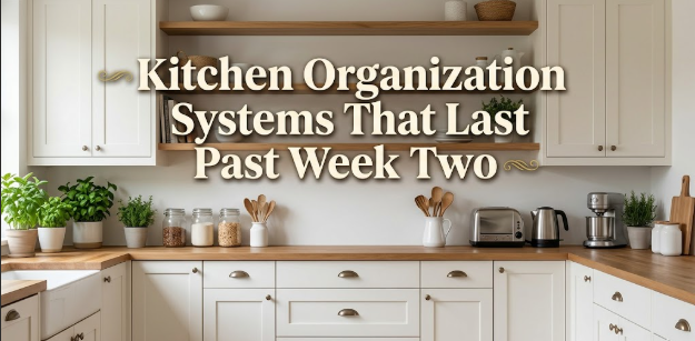 Kitchen Organization Systems That Last Past Week Two