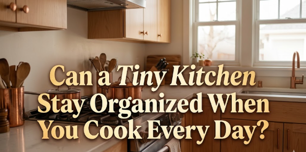 Can a Tiny Kitchen Stay Organized When You Cook Every Day?