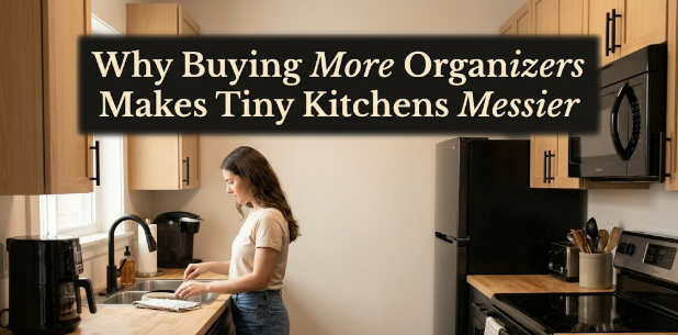 Why Buying More Organizers Makes Tiny Kitchens Messier