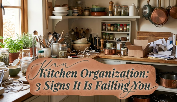 Kitchen Organization: 3 Signs It Is Failing You