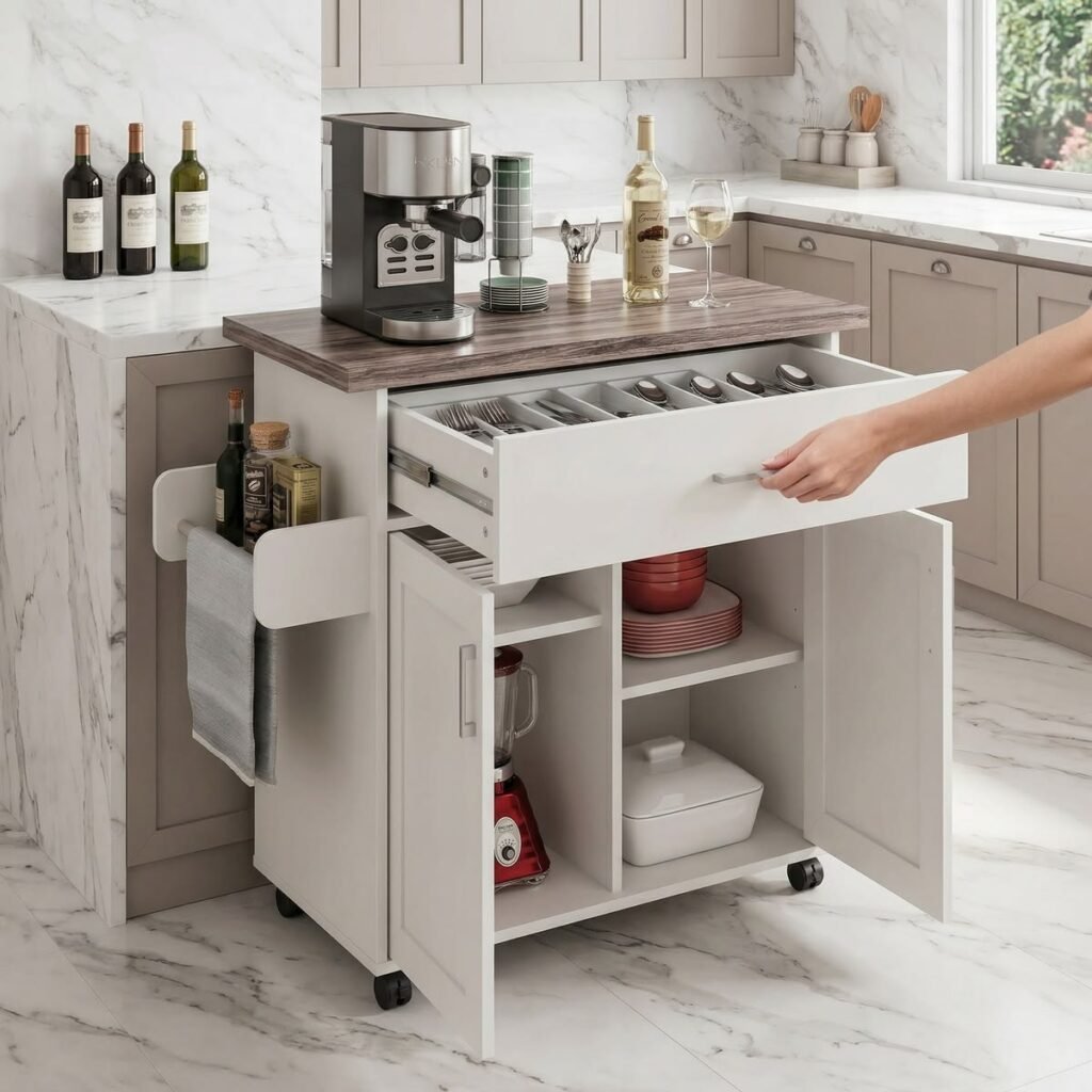 Can a Rolling Cart Replace the Pantry You Never Had?
