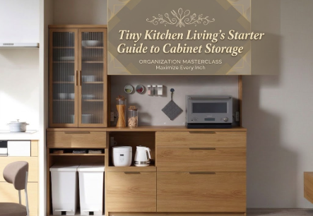 Tiny Kitchen Living's Starter Guide to Cabinet Storage