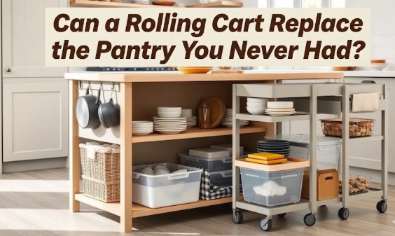 Can a Rolling Cart Replace the Pantry You Never Had?