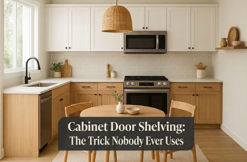 Cabinet Door Shelving: The Trick Nobody Ever Uses