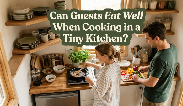 Can Guests Eat Well When Cooking in a Tiny Kitchen?